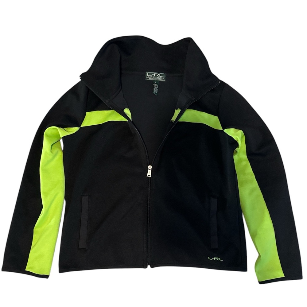 Lauren Ralph Lauren Active Women’s Large Black and Green Active Jacket
